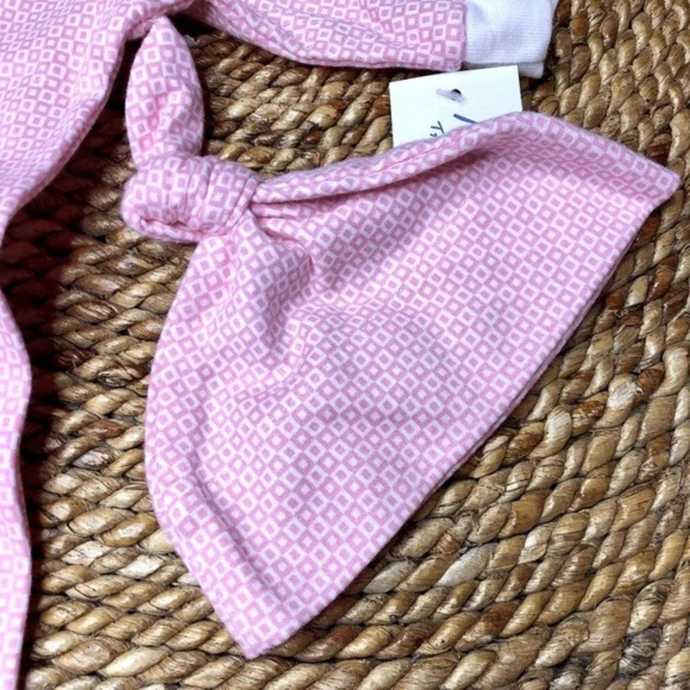 New 6-8 Pounds‎ Newborn Romper Outfit 2Pc Infant Baby Girl Babies Infants Girls